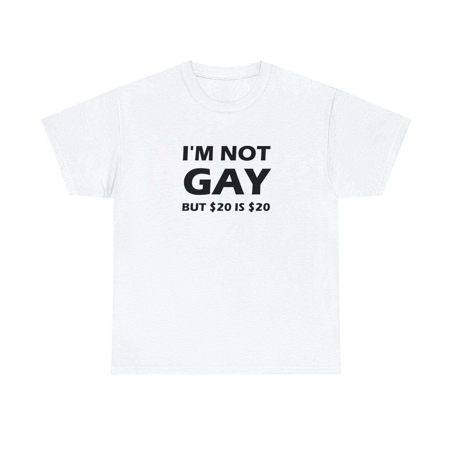 I'm Not Gay But $20 Is $20 Tee