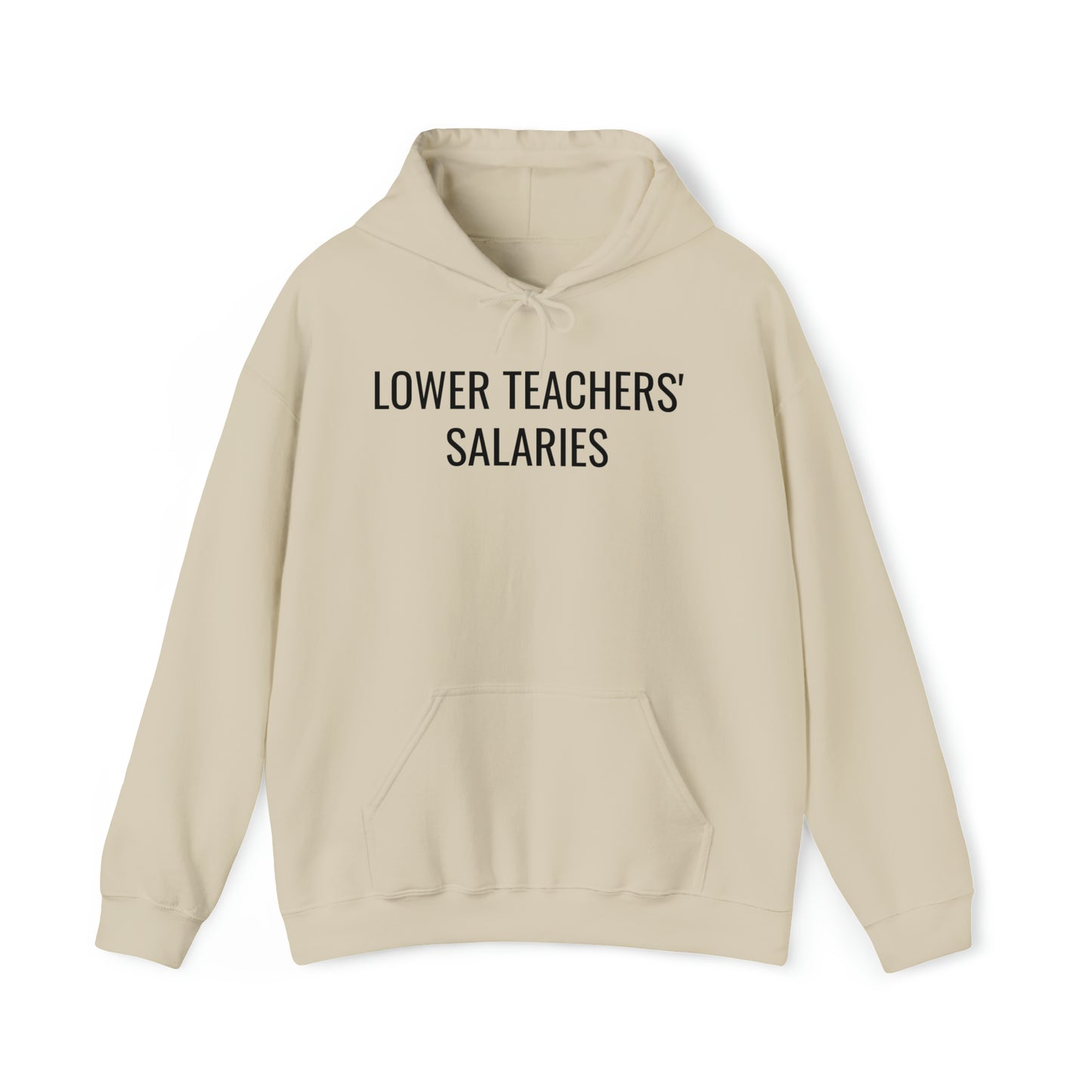 Lower Teacher's Salaries Hoodie