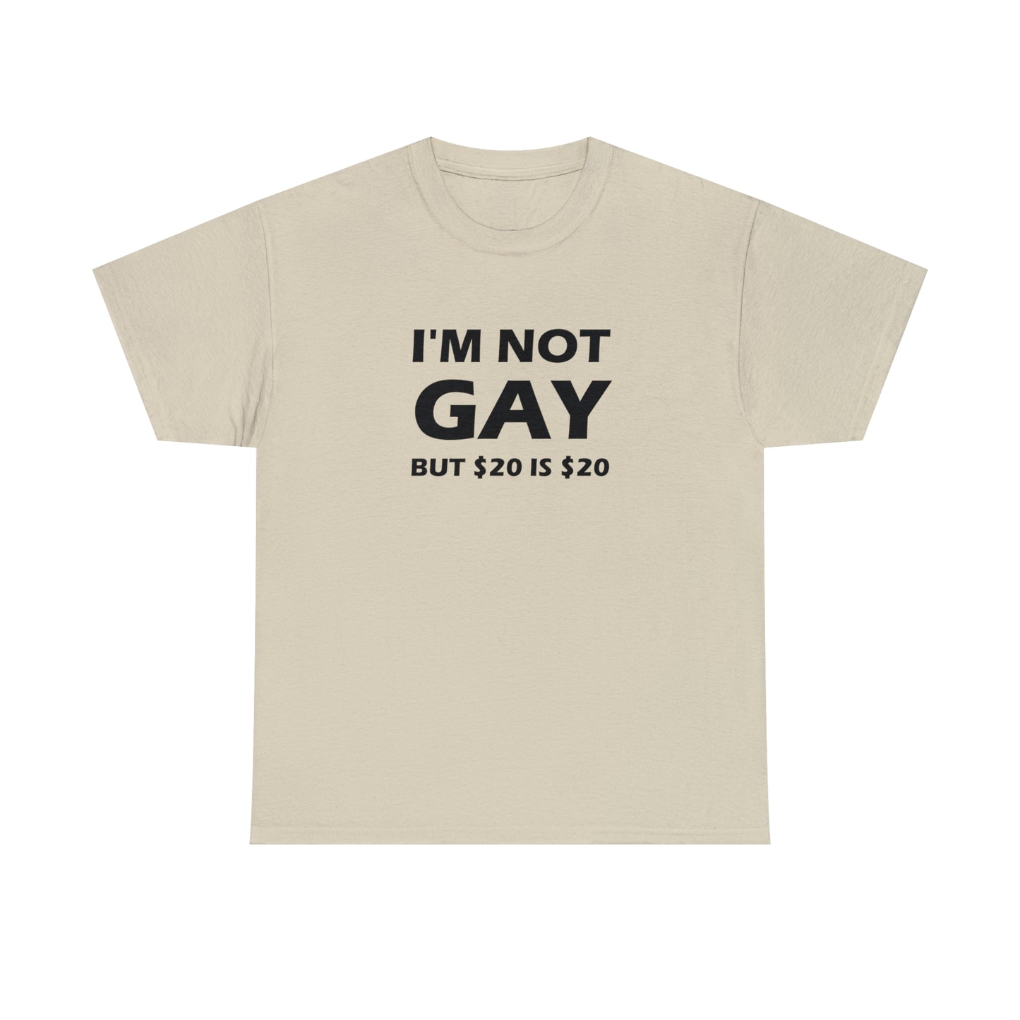 I'm Not Gay But $20 Is $20 Tee