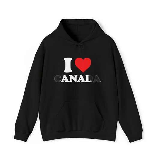 I Love Canada Hoodie