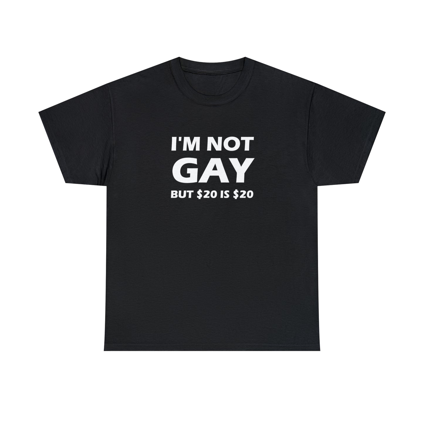 I'm Not Gay But $20 Is $20 Tee