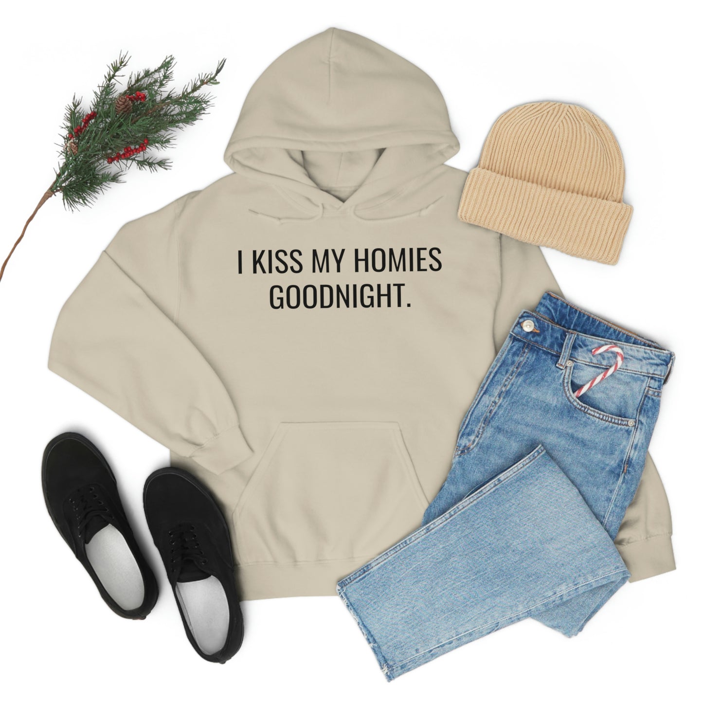 Kissing Homies Goodnight Hoodie