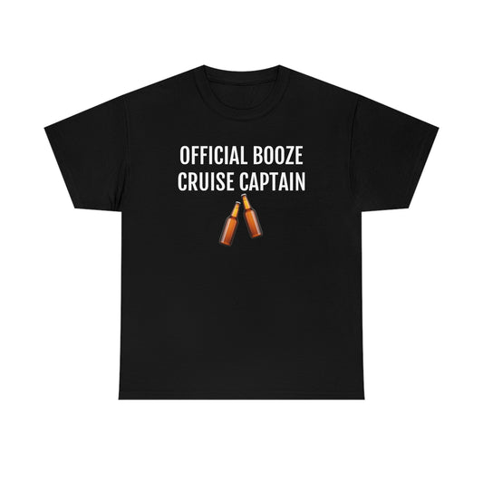 Booze Cruise Captain Tee