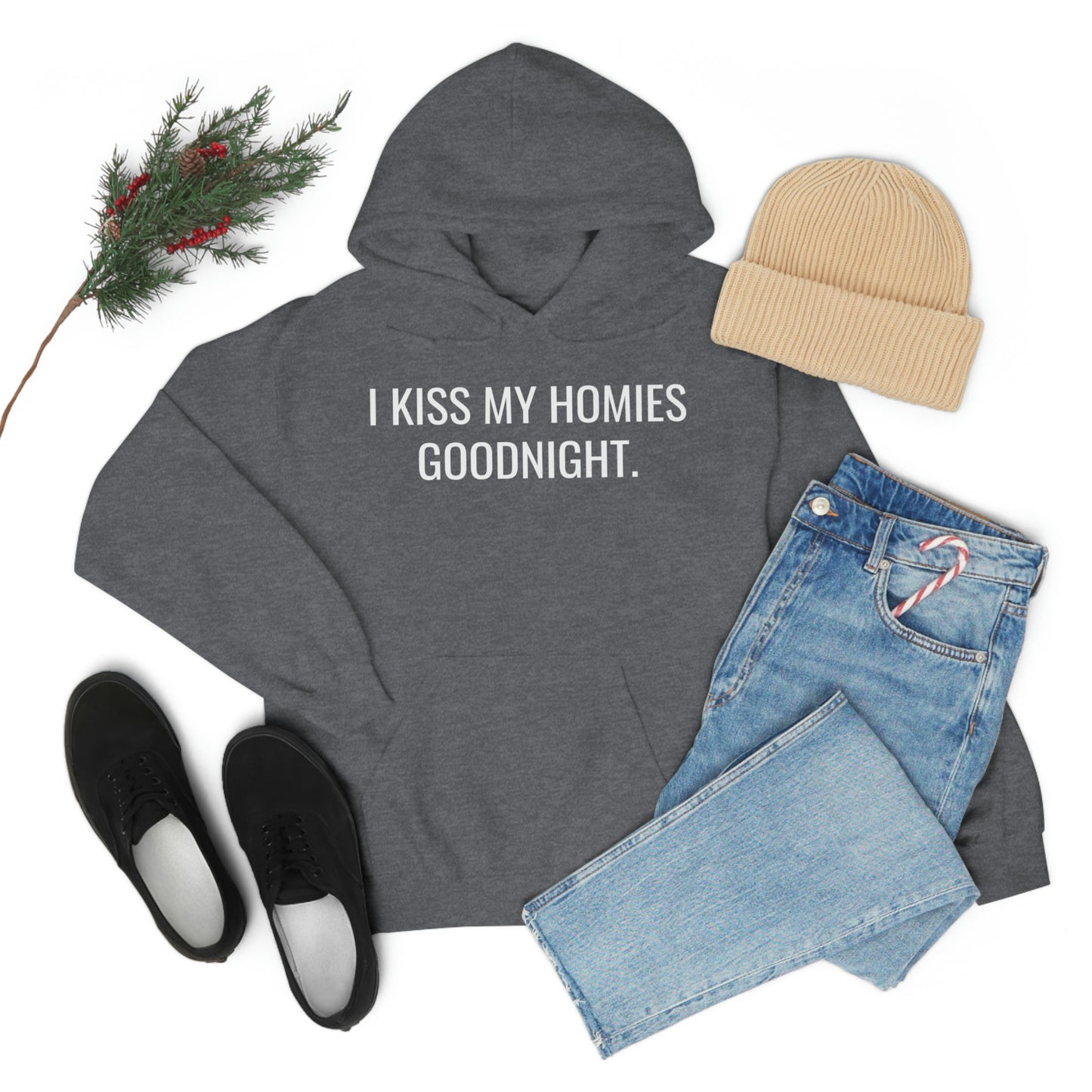 Kissing Homies Goodnight Hoodie