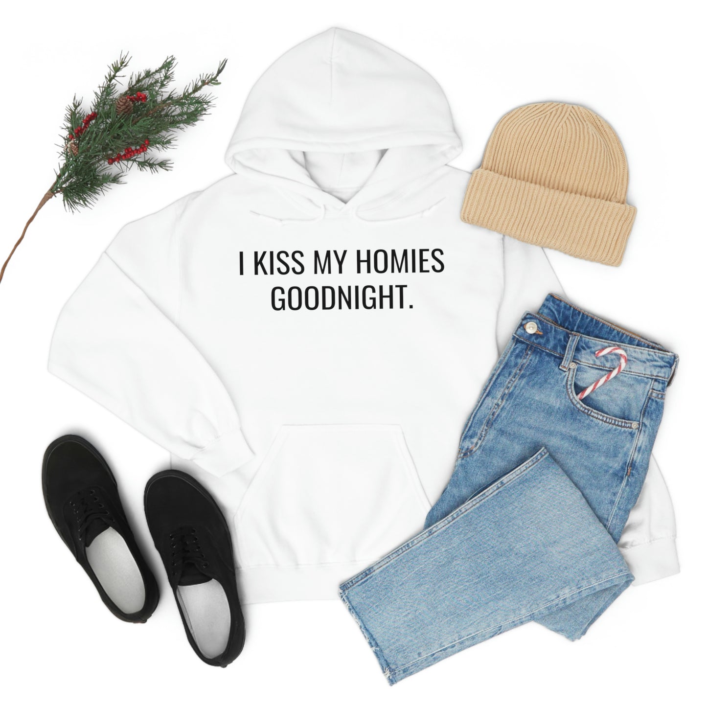 Kissing Homies Goodnight Hoodie