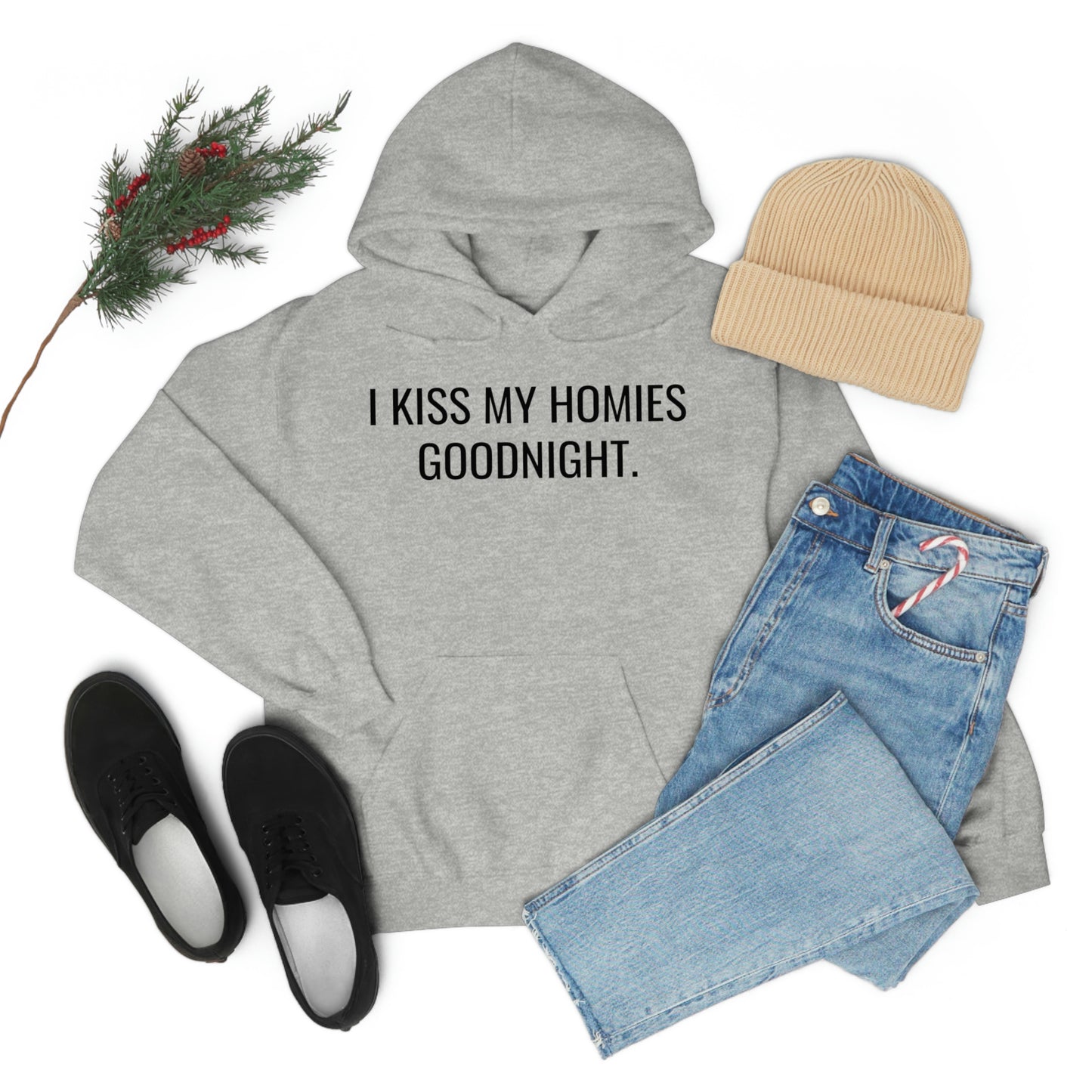 Kissing Homies Goodnight Hoodie