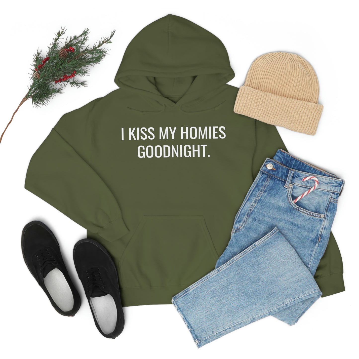 Kissing Homies Goodnight Hoodie