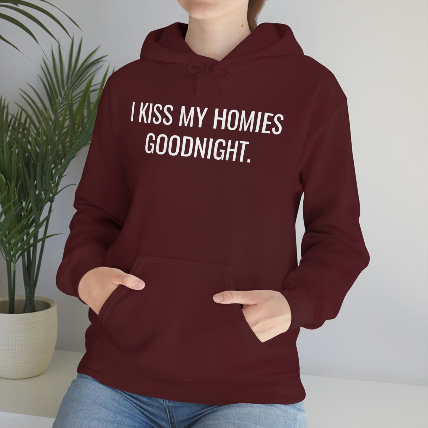 Kissing Homies Goodnight Hoodie