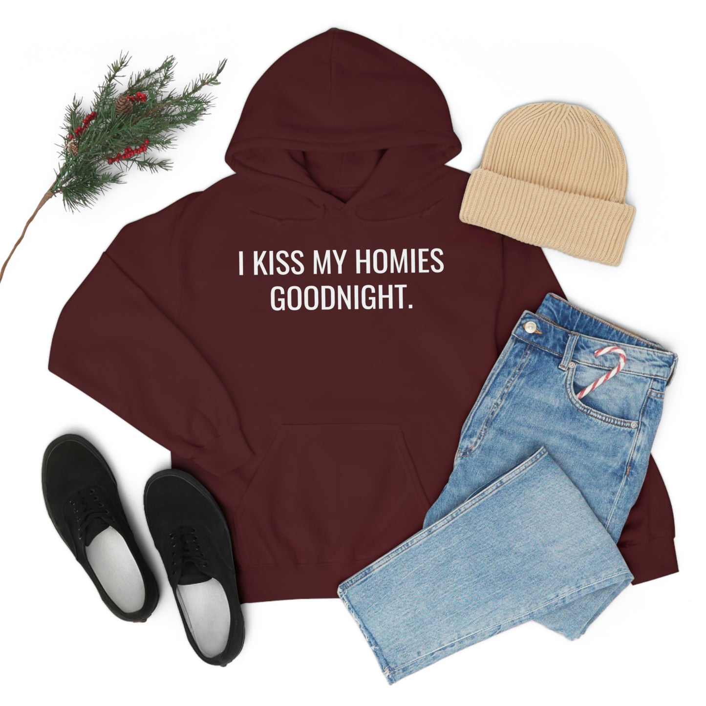 Kissing Homies Goodnight Hoodie