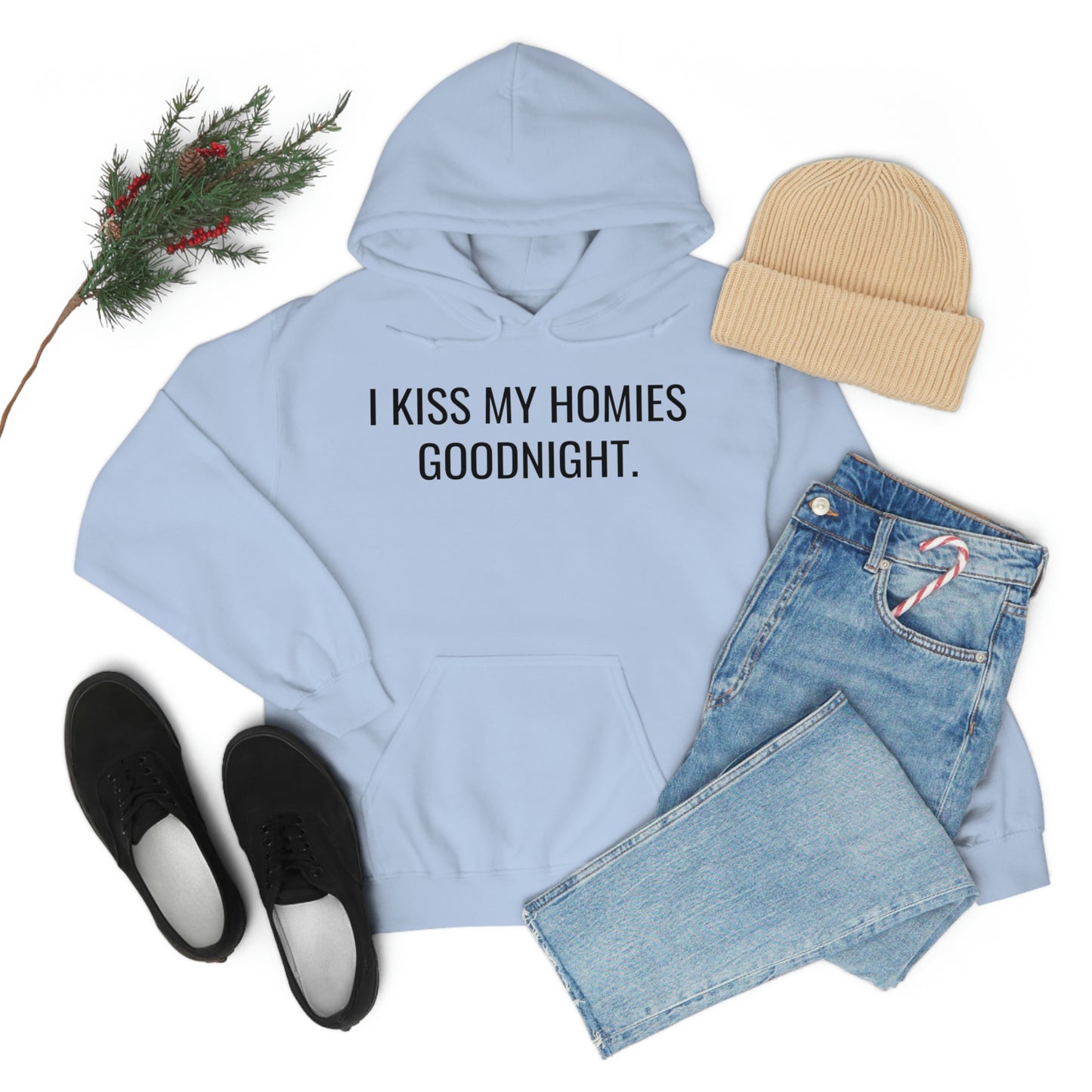 Kissing Homies Goodnight Hoodie