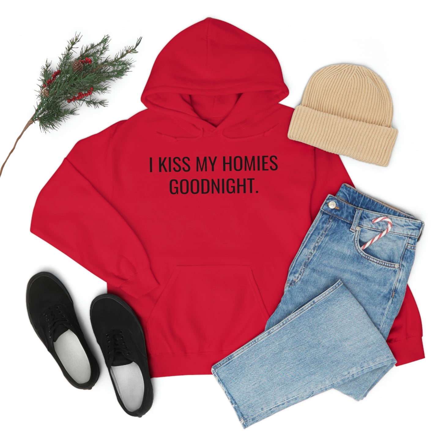 Kissing Homies Goodnight Hoodie